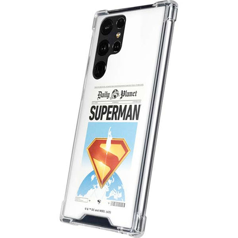Superman 2025 Daily Planet Superman Cover Galaxy S24 Ultra Clear Case